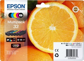 Cartuchos Epson 33 originales y compatibles