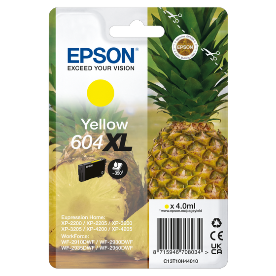 Cartucho Epson 604XL Amarillo