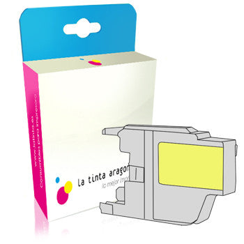 Cartucho compatible con Brother LC1240 Amarillo