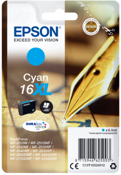 Cartucho original Epson 16XL cian