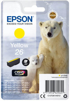 Cartucho Epson 26 Amarillo