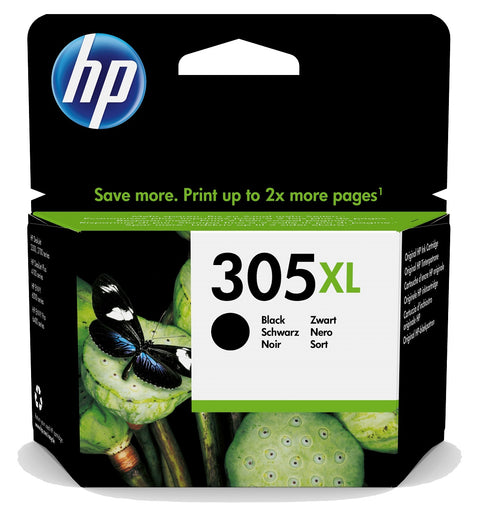 Cartucho de tinta original HP 305XL negro