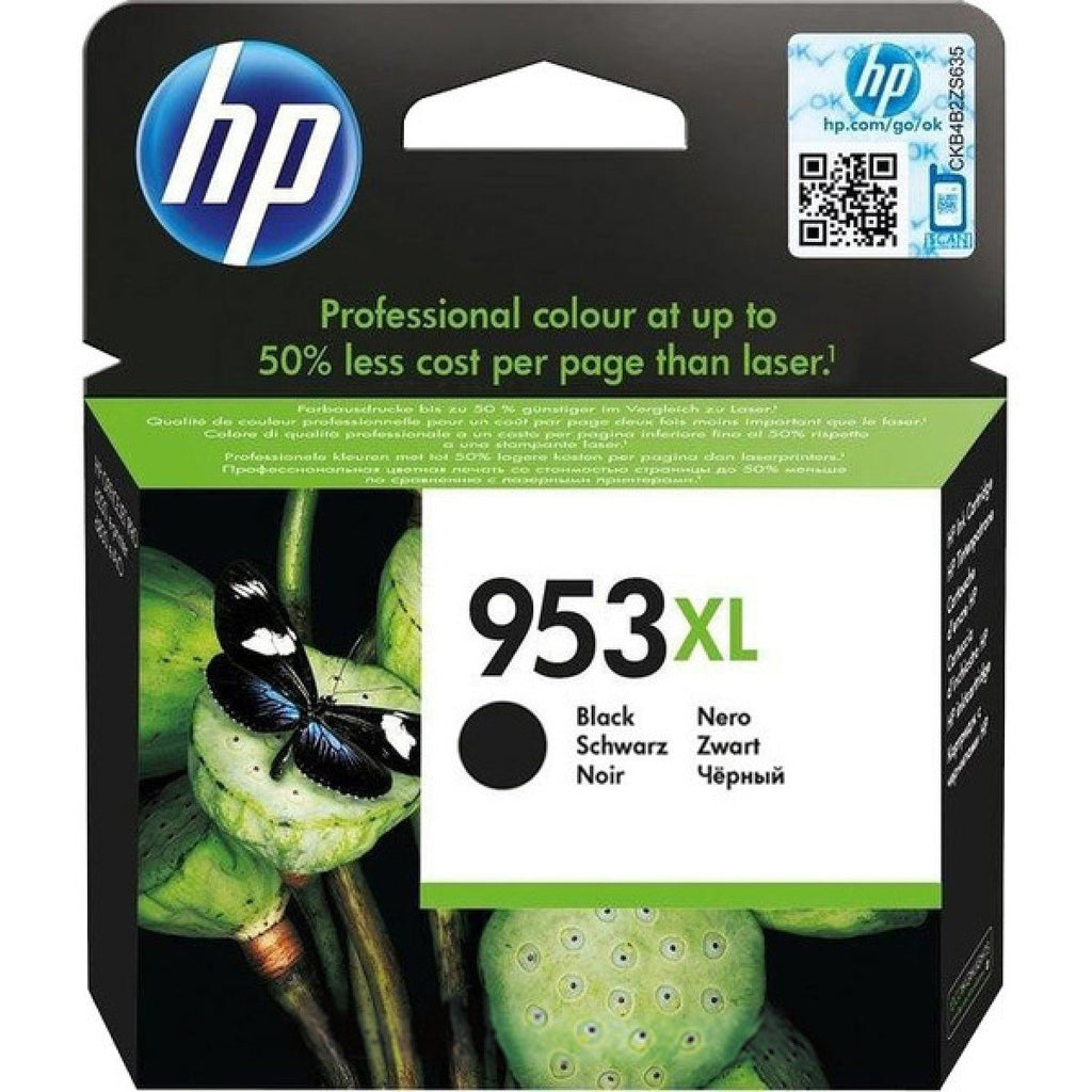 Cartucho de tinta original HP Nº 953XL (larga duración) Negro