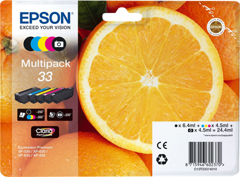 Multipack cartuchos Epson 33