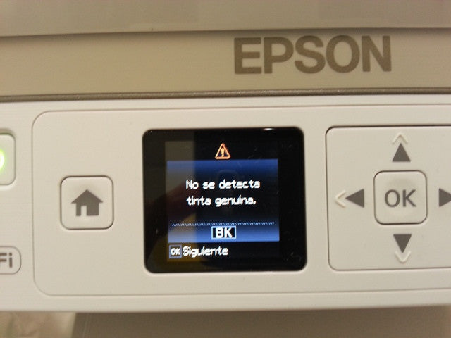 Instalación de cartuchos EPSON compatibles