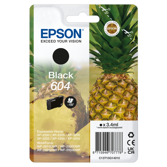 Cartucho Epson 604 Negro