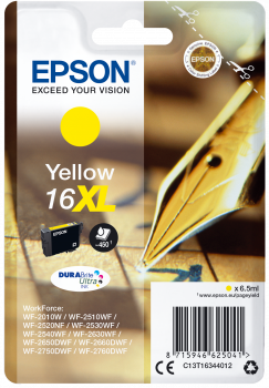 Cartucho original Epson 16XL amarillo