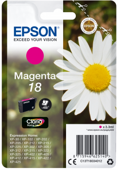 Cartucho original Epson 18 magenta