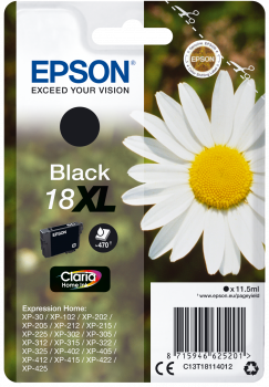 Cartucho original Epson 18XL negro