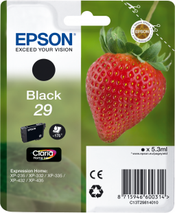 Cartucho original Epson 29 negro