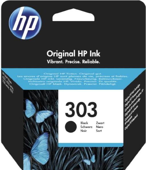 Cartucho original HP 303 negro