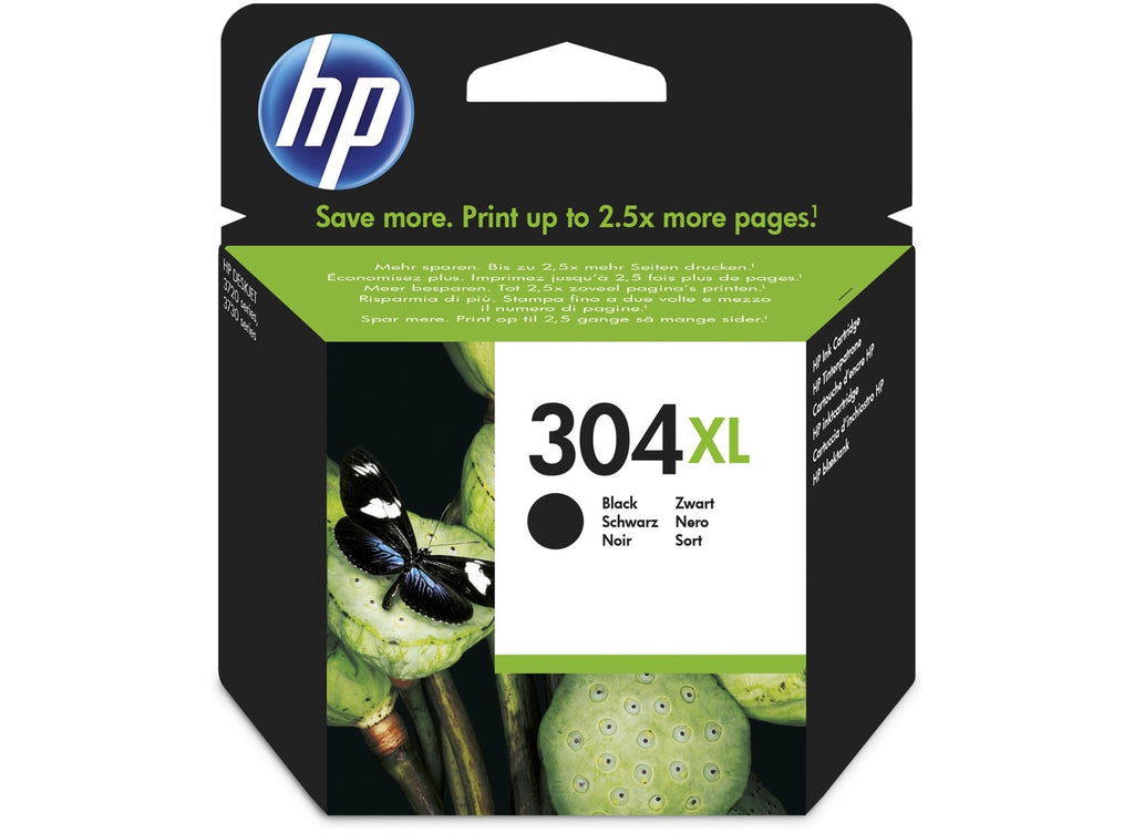 Cartucho de tinta original HP 304XL negro