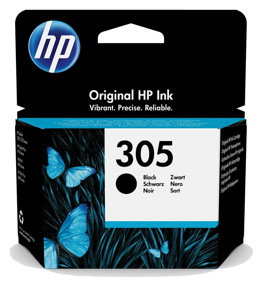 Cartucho de tinta original HP 305 negro