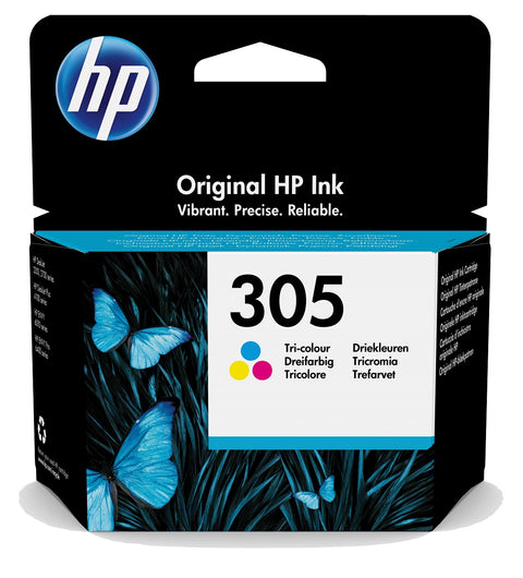 Cartucho de tinta original HP 305 tricolor