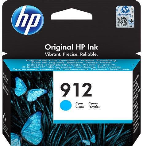 Cartucho HP 912 cían original