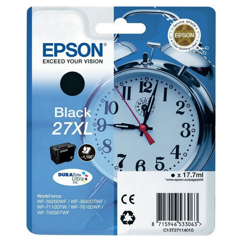 Cartucho original Epson 27XL negro