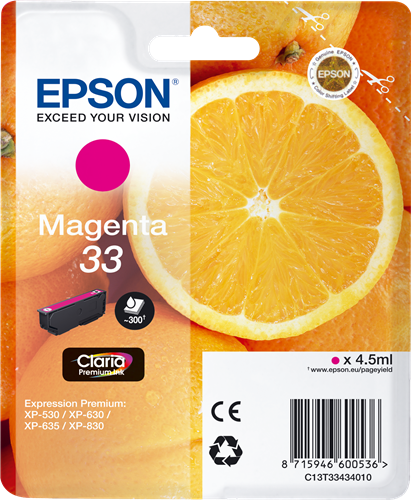 Cartucho original Epson 33 magenta