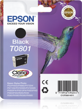 Cartucho EPSON T0801 Negro