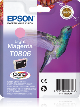 Cartucho EPSON T0806 Magenta Claro