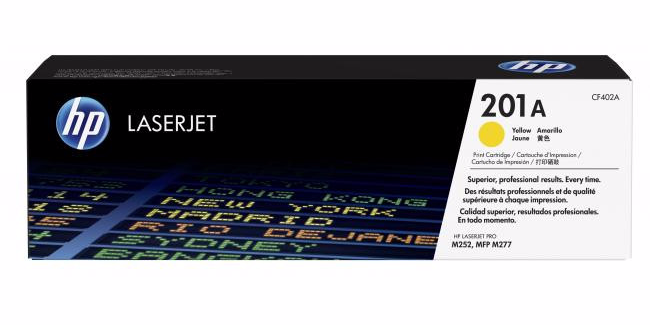 Toner HP 201A Amarillo