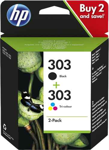 Pack de cartuchos HP 303 originales