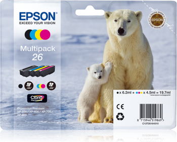 Multipack cartuchos Epson 26