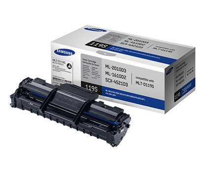 Toner Samsung 119S (MLT-D119S, ML-2010, ML-1610, SCX-4521) Negro